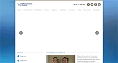 Desktop Screenshot of chiropractorincenterville.com